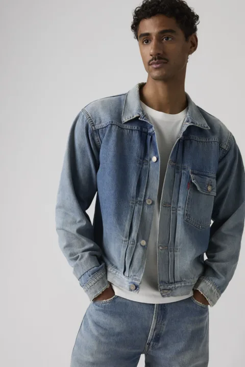 Levi's Vintage Clothing Veste Type I 1936 - Homme - Bleu / Alamo - M