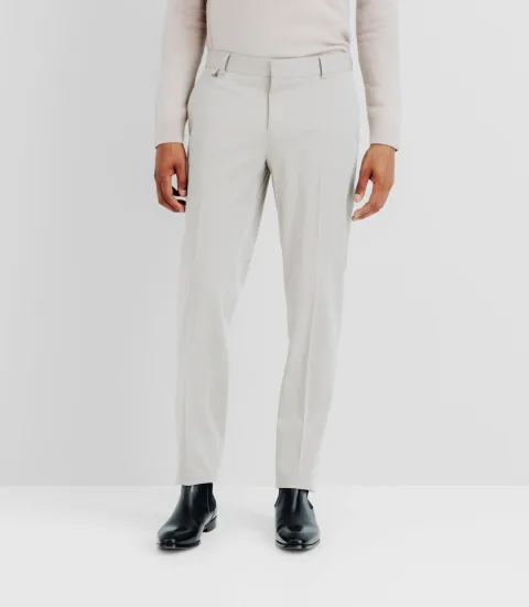 IZAC - Pantalon ville ajusté beige