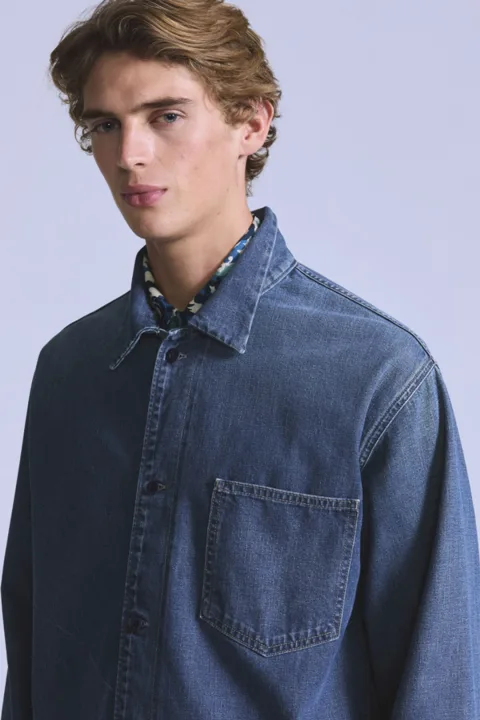 Levi's Veste Chemise Worker - Homme - Bleu / Little Sur - XL