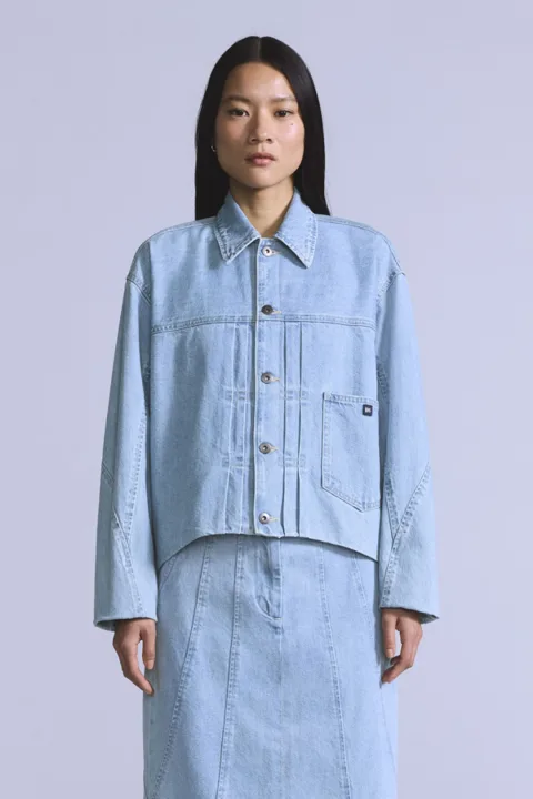 Levi's Veste Trucker Surpiqûres Doublure - Femme - Bleu / Blue Radiant Wash - XS