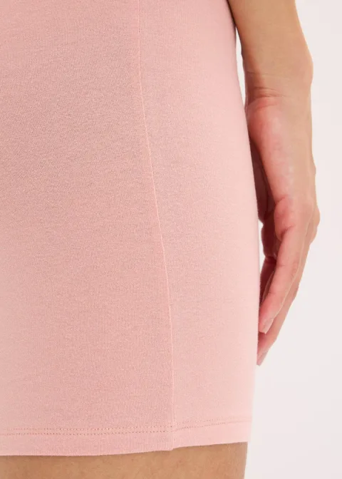 Lot de 3 boxers femme longs en coton extensible
