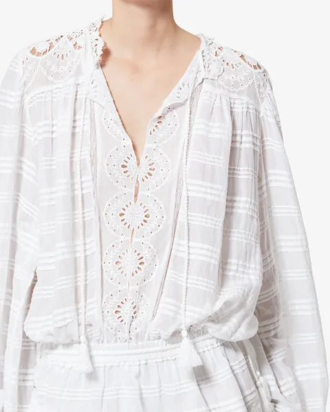 Robe Preya - Femme - Blanc - Taille 44 - Marant Étoile