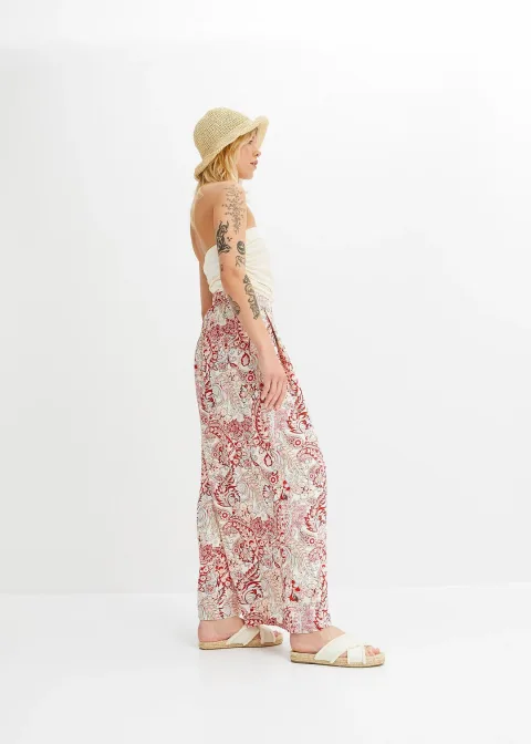 Pantalon à imprimé paisley