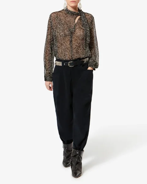 Pantalon Opalyna - Femme - Camel - Taille 42 - Marant Étoile