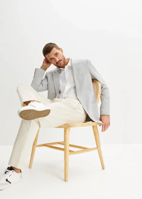 Veste de costume en seersucker, regular