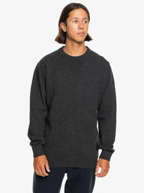 Slow Song - Pull à col rond Noir Homme