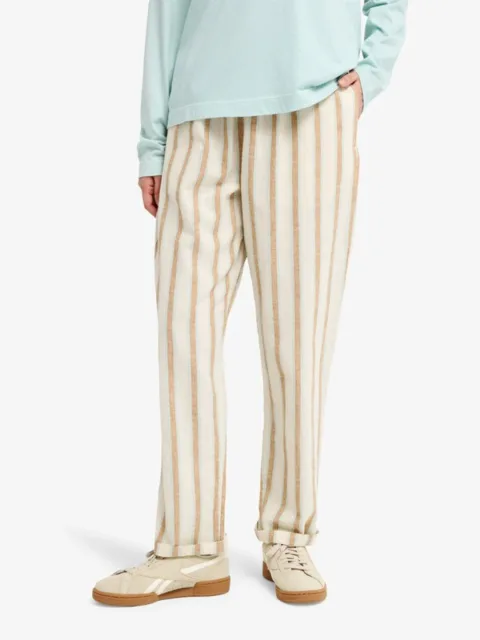 Lomas Hemp - Pantalon taille élastique pour Femme Blanc