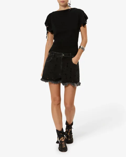 Short Aecia - Femme - Noir - Taille 42