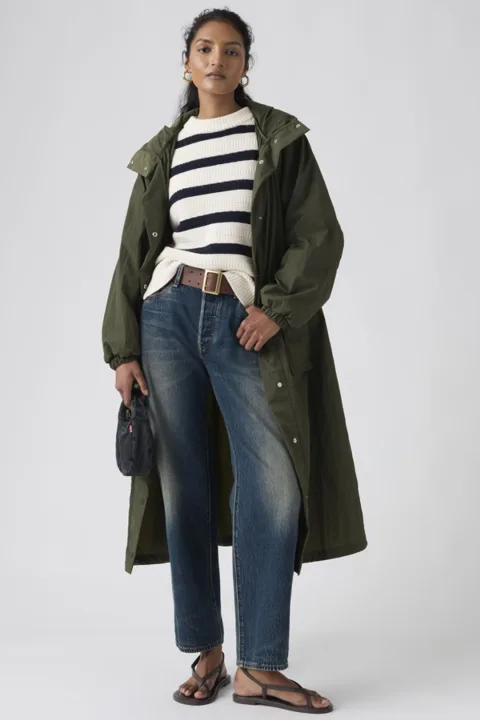 Levi's Parka Longue Bubble Simone - Femme - Vert / Deep Depths - L
