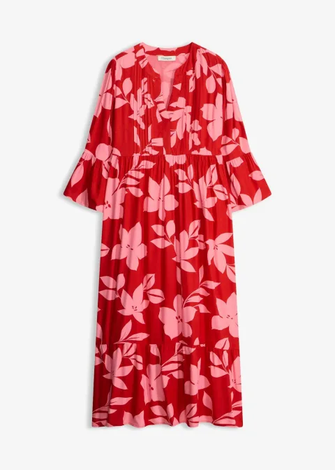 Robe longue en viscose fluide