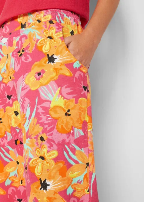 Pantalon palazzo en jersey viscose doux