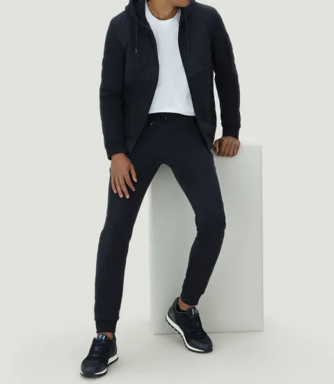 IZAC - Sweat à capuche marine ''SWlisio''