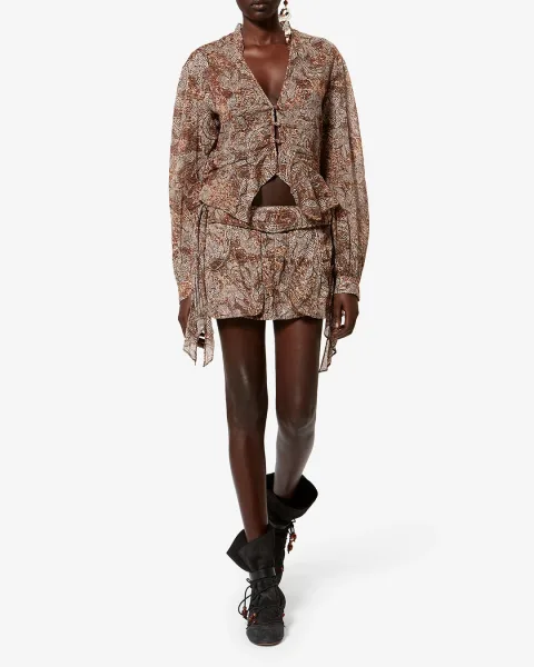 Jupe Coralie - Femme - Ocre - Taille 42