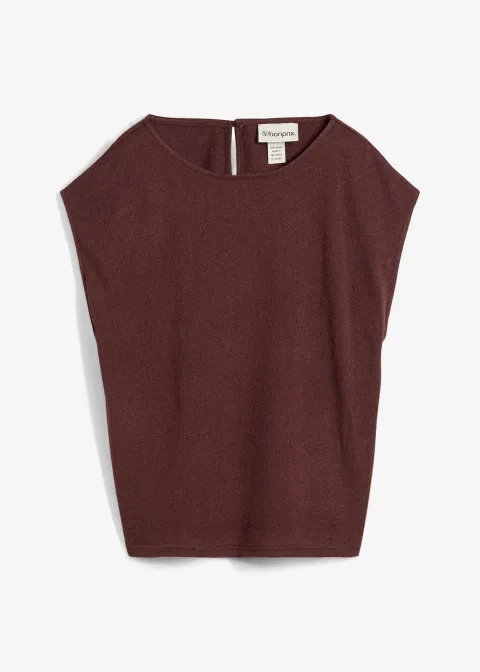 T-shirt oversize aspect maille