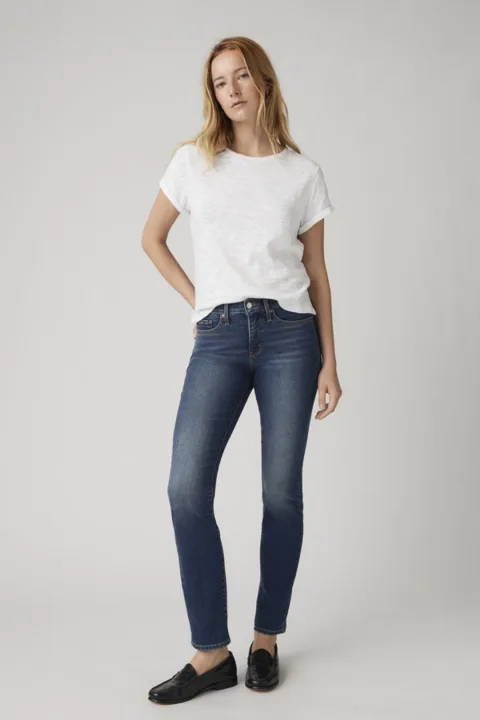 Levi's Jean 314 Galbant Straight - Femme - Bleu / Eternal Indigo Drk Tint - 33X32