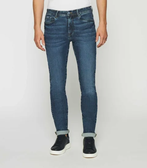 IZAC - Jean straight bleu moyen TEDI