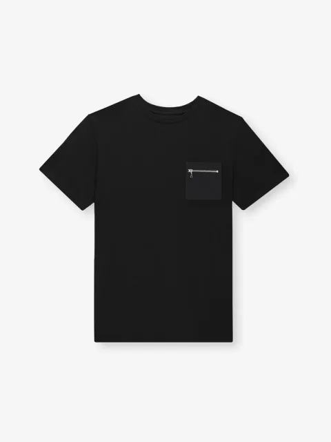 IZAC - T-shirt col rond noir