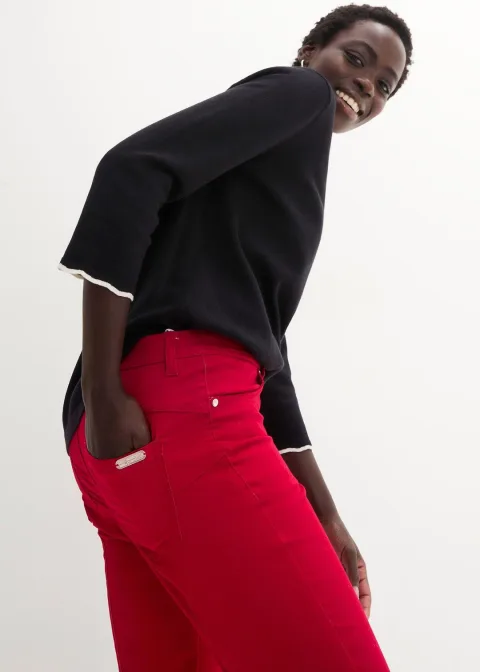 Pantalon en coton extensible
