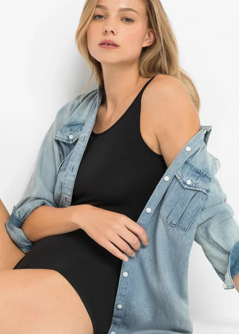 Body sans armatures en coton