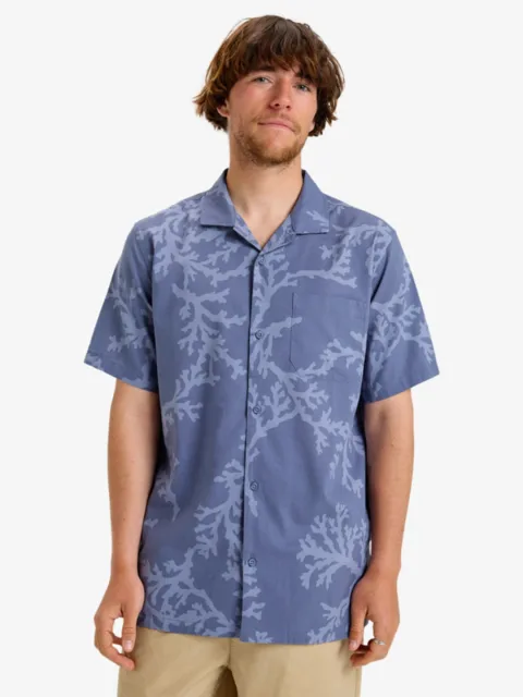 Beach Club Casual - Chemise manches courtes Bleu homme
