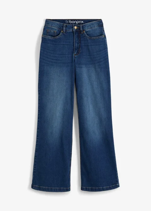 Jean large taille haute