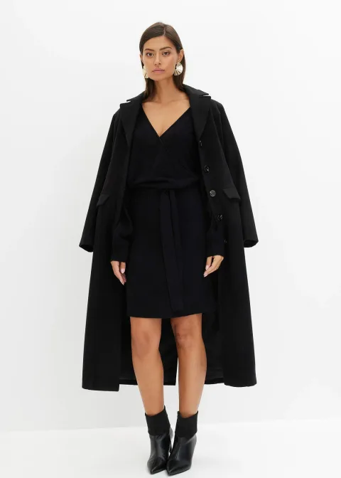 Robe en maille de viscose mélangée