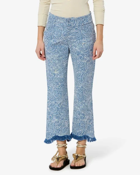 Pantalon Ombeline - Femme - Bleu - Taille 40