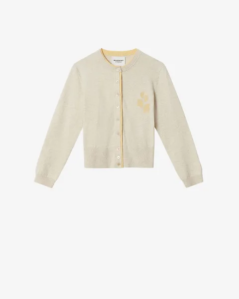 Cardigan Lona - Femme - Bleu Poudré-gris Clair - Taille 40 - Marant Étoile