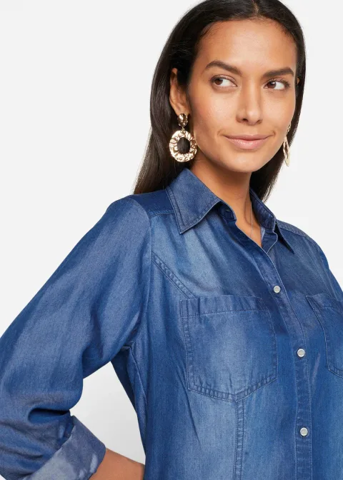 Robe-chemise en TENCEL™ Lyocell