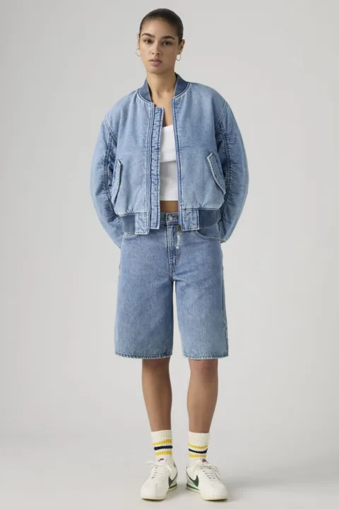Levi's Blouson D'aviateur Scout Western - Femme - Bleu / Good Country Days - XS