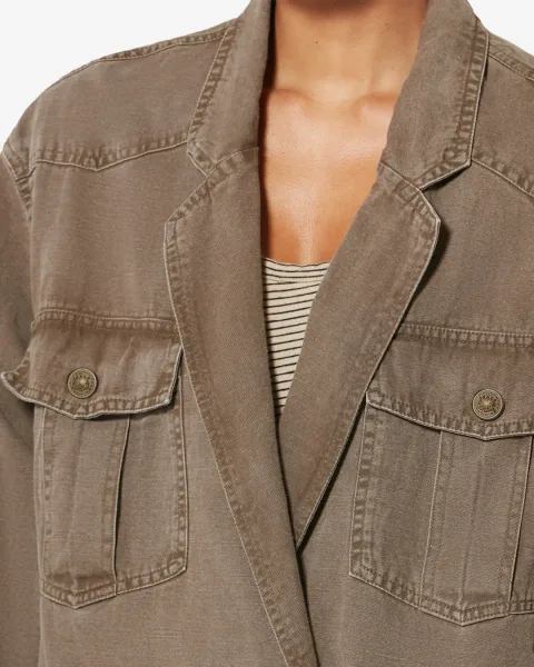 Veste Nevala - Femme - Beige - Taille 42 - Marant Étoile