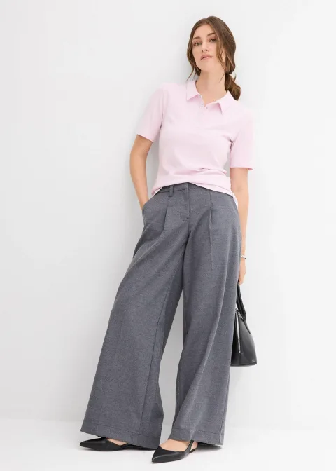 Polo en viscose extensible