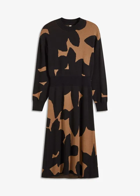 Robe midi en maille