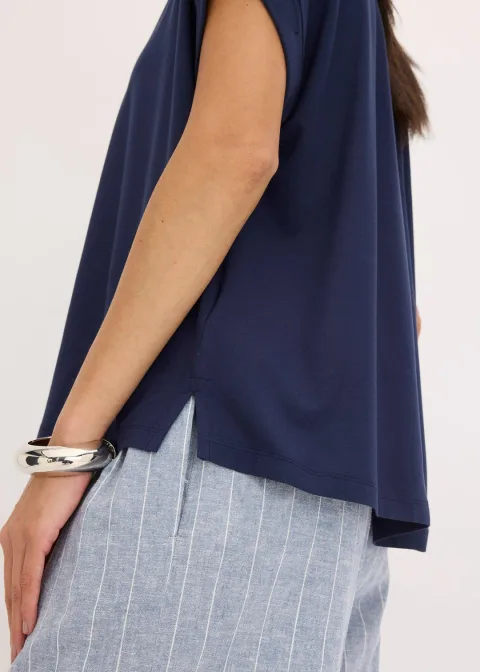 Chemisier doux en jersey viscose