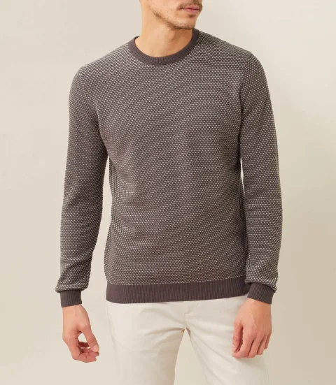 IZAC - Pull col rond Kaki ''Fapoleon''