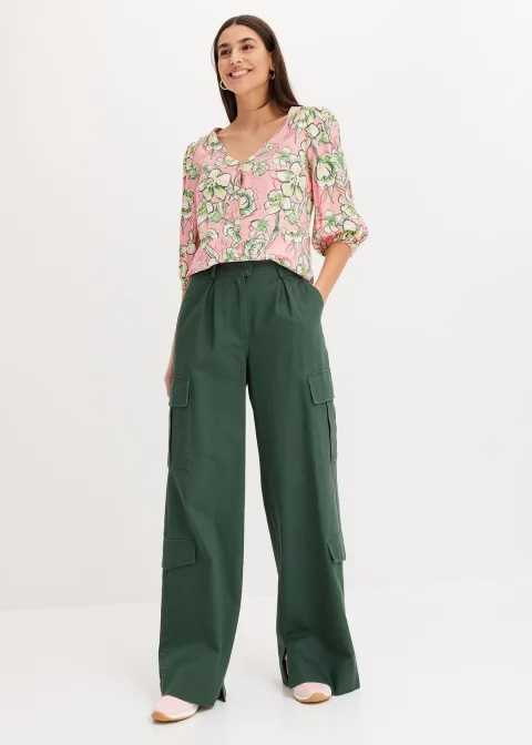 Pantalon cargo 100% coton
