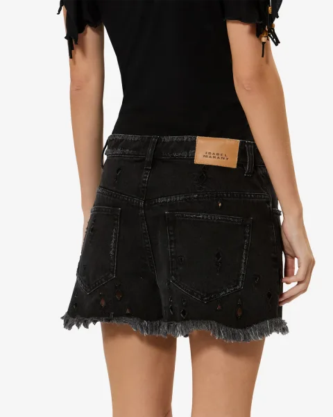 Short Aecia - Femme - Noir - Taille 42