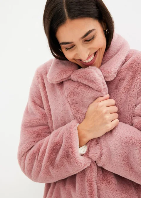 Manteau en fausse fourrure