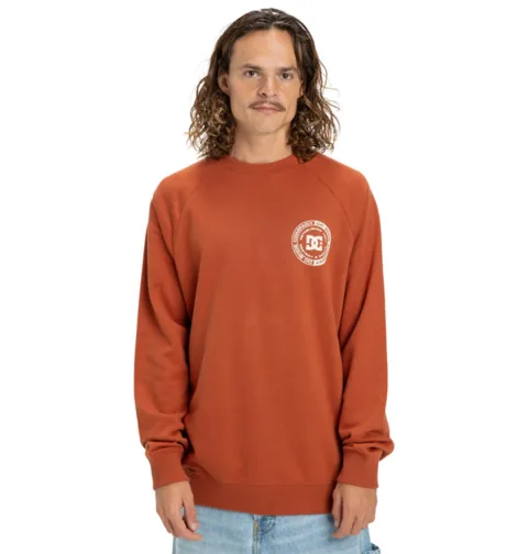 Corpo Raglan - Sweat Orange Homme