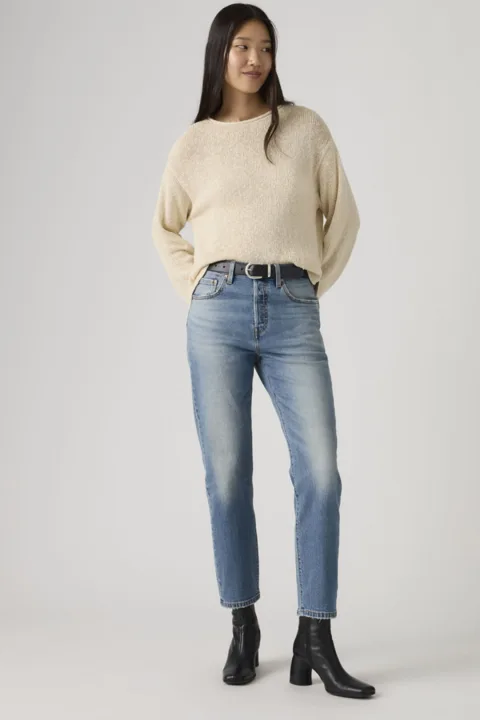 Levi's Jean 501 Crop Lightweight - Femme - Bleu / Curious Dawn Lightweight - 32X30