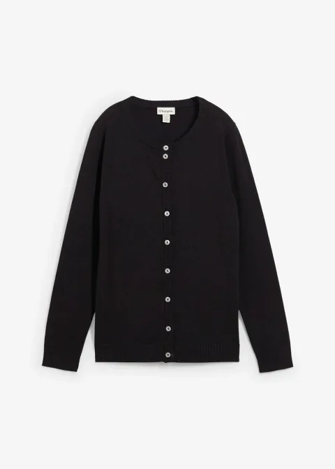 Gilet en maille, col rond