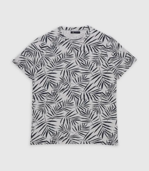 IZAC - T-shirt imprimé gris GABINOUT