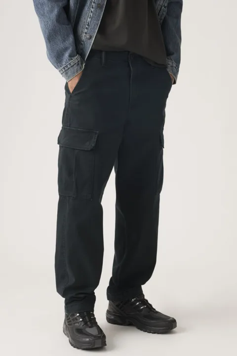 Levi's Pantalon XX Cargo Taper - Homme - Noir / Mineral Black Twill - 38X34