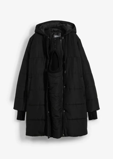 Manteau de grossesse 3-en-1 avec empiècement de portage