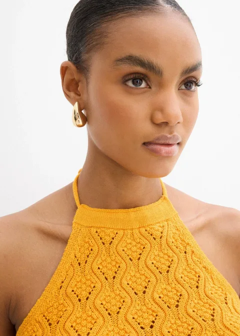 Top dos nu en maille