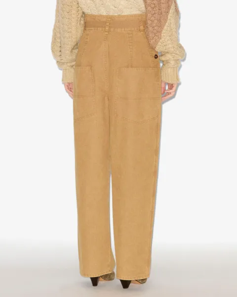Pantalon Mathilda - Femme - Bronze - Taille 40 - Marant Étoile