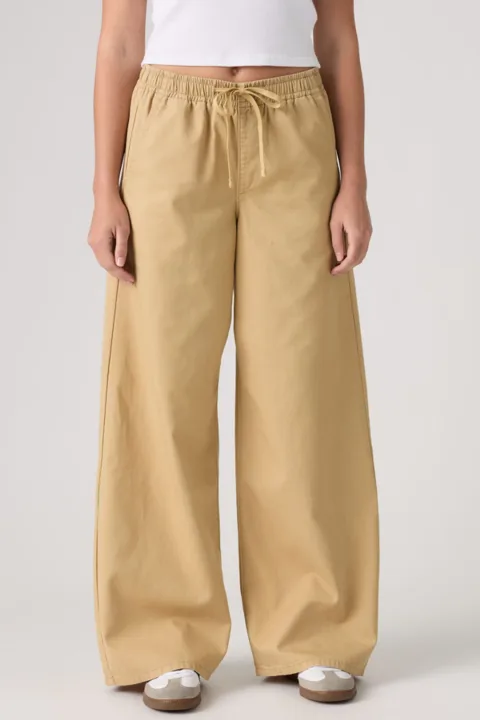 Levi's Essential Wide Leg Pants (Plus Size) - Femme - Beige / Travertine - XS