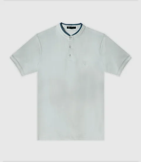 IZAC - Polo uni ciel