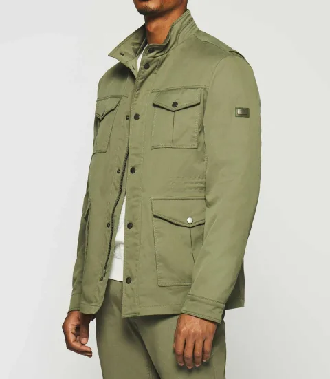 IZAC - Veste saharienne 4 poches kaki RONALD