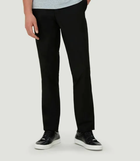IZAC - Pantalon ville slack noir ''Naos''